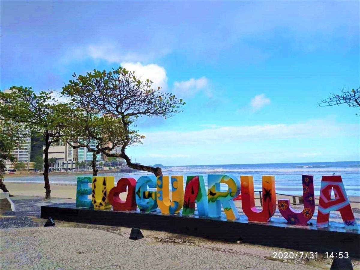 Apto Pitangueiras - 3 Quartos, 2 Vagas, 4 Banheiros, Cozinha Completa, 2 Minutos Da Praia Guaruja Bagian luar foto